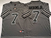 Ohio State Buckeyes 7 Dwayne Haskins Jr Gray Shadow College Football Jersey,baseball caps,new era cap wholesale,wholesale hats